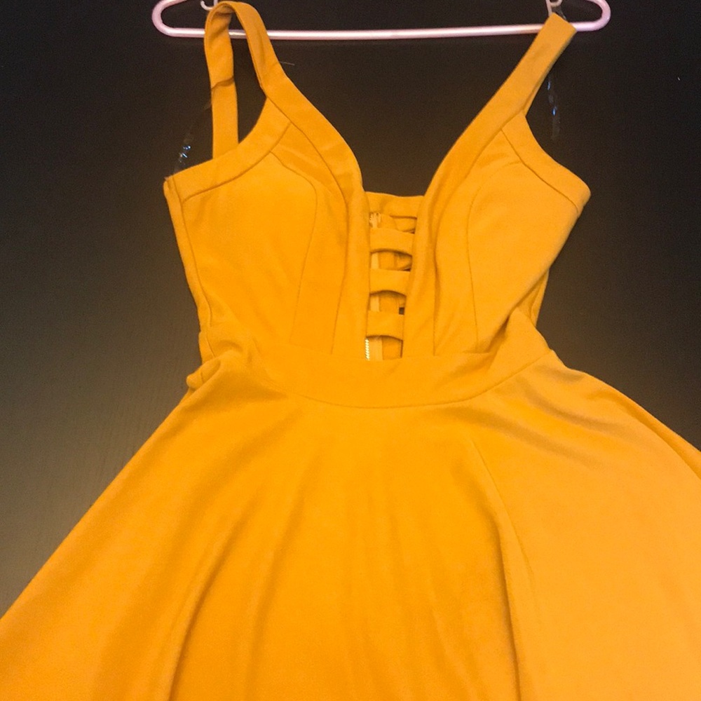 Mustard yellow 'Trac' dress womens small
